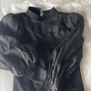 Anthropologie Elegant Black Women's Top